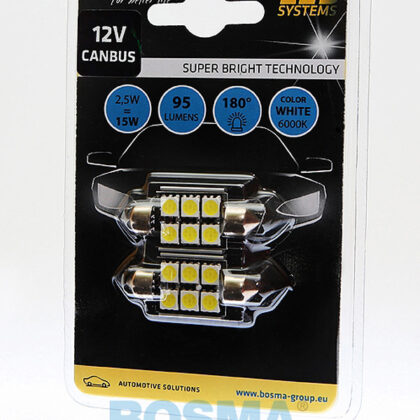 LED C5W 12V 5W SV8,5 Bosma 2Buc