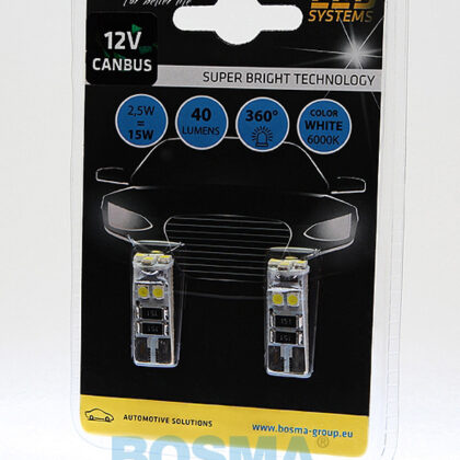 LED W5W 12V 40Lumens Bosma