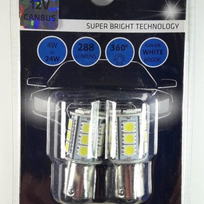 LED 12V 6000k BA15s Bosma 2Buc